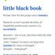 little black book